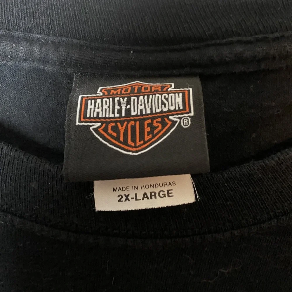 Harley-Davidson 2XL Rebellious T-Shirt Black Cody Wyoming Graphic Tee